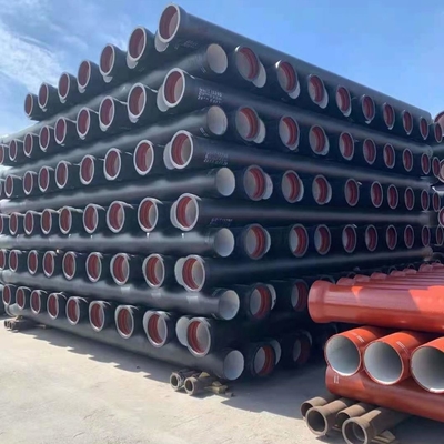 ISO90001 Ductile Iron Pipe 300mm 100mm Round Shape For Water Supply