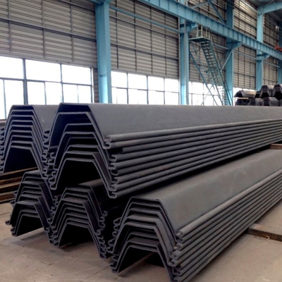 Q235 Q345 Q345b Cấu hình thép kết cấu Loại U Cọc thép tấm Sy295 cán nóng